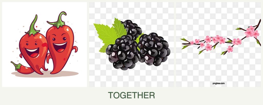 Can you plant peppers, blackberries and peaches together?