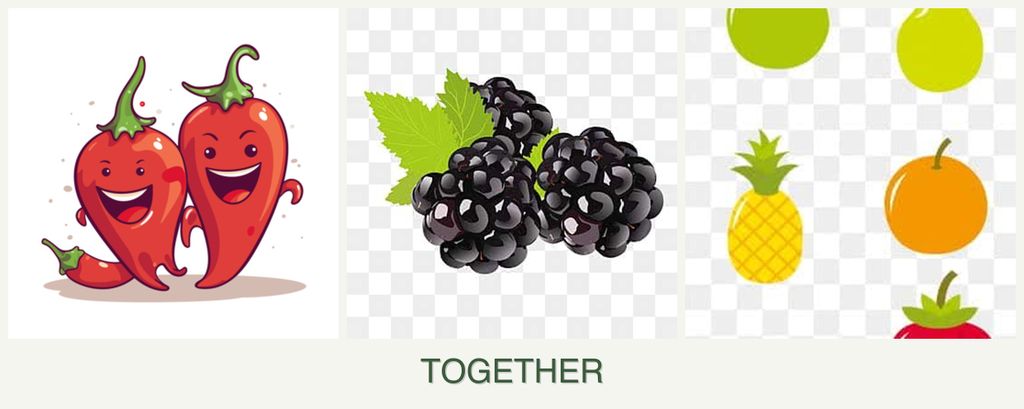 Can you plant peppers, blackberries and pears together?