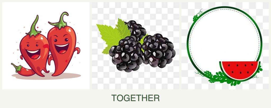 Can you plant peppers, blackberries and watermelons together?
