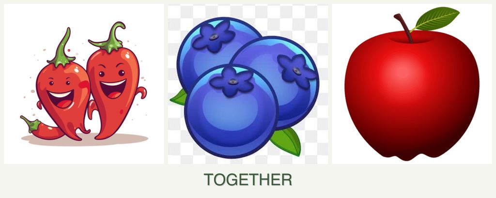 Can you plant peppers, blueberries and apples together?