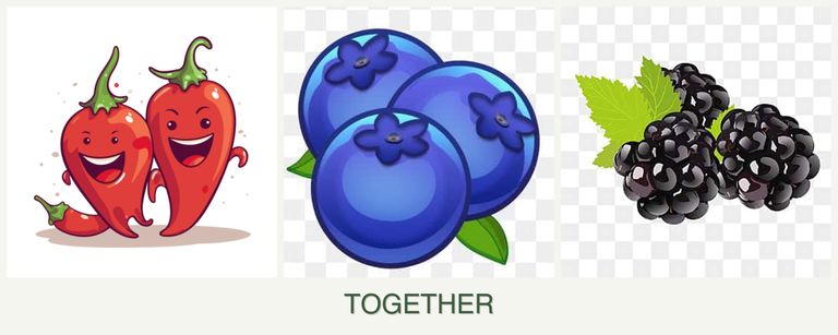 Can you plant peppers, blueberries and blackberries together?