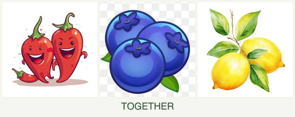 Can you plant peppers, blueberries and lemons together?