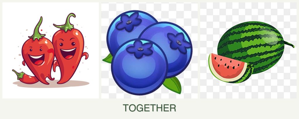 Can you plant peppers, blueberries and melons together?