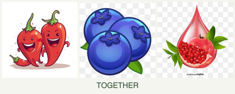 Can you plant peppers, blueberries and pomegranates together?