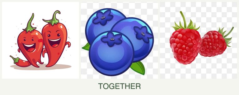 Can you plant peppers, blueberries and raspberries together?