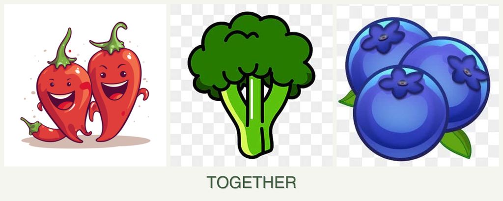 Can you plant peppers, broccoli and blueberries together?
