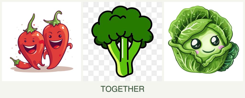 Can you plant peppers, broccoli and cabbage together?