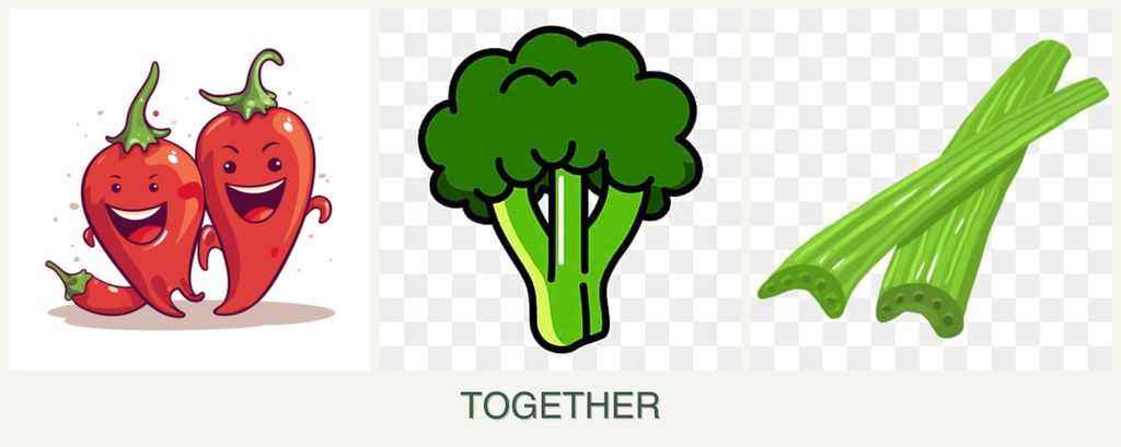 Can you plant peppers, broccoli and celery together?