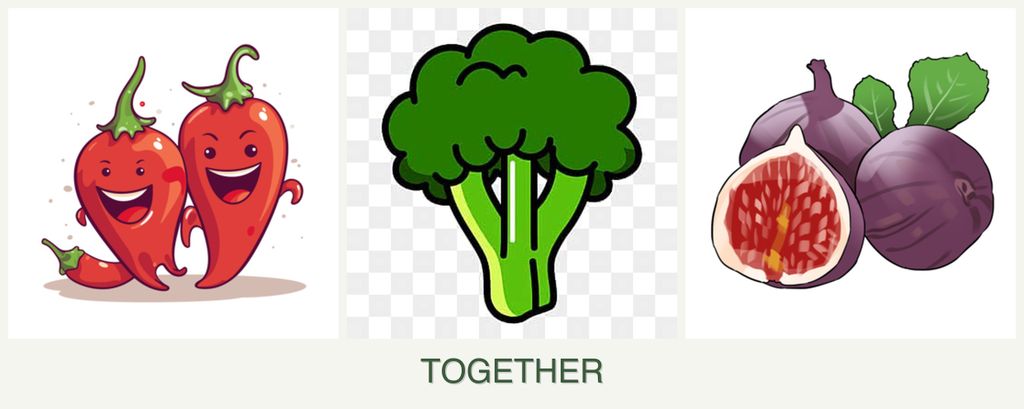 Can you plant peppers, broccoli and figs together?