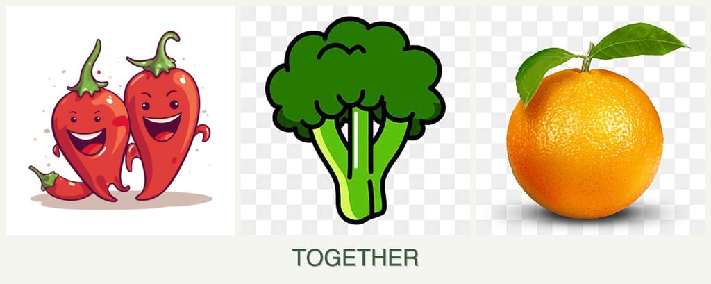 Can you plant peppers, broccoli and oranges together?