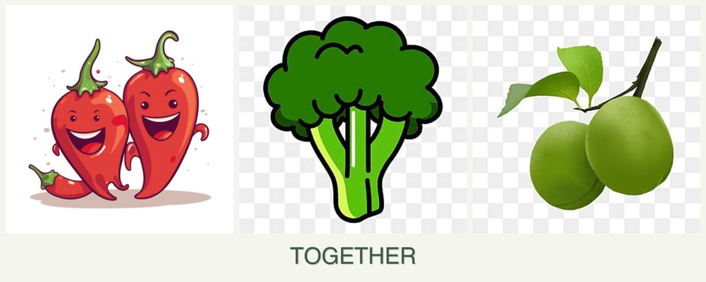Can you plant peppers, broccoli and plums together?