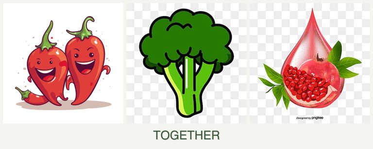 Can you plant peppers, broccoli and pomegranates together?