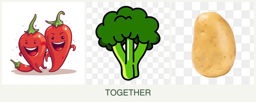 Can you plant peppers, broccoli and potatoes together?