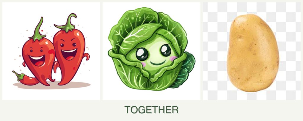 Can you plant peppers, cabbage and potatoes together?