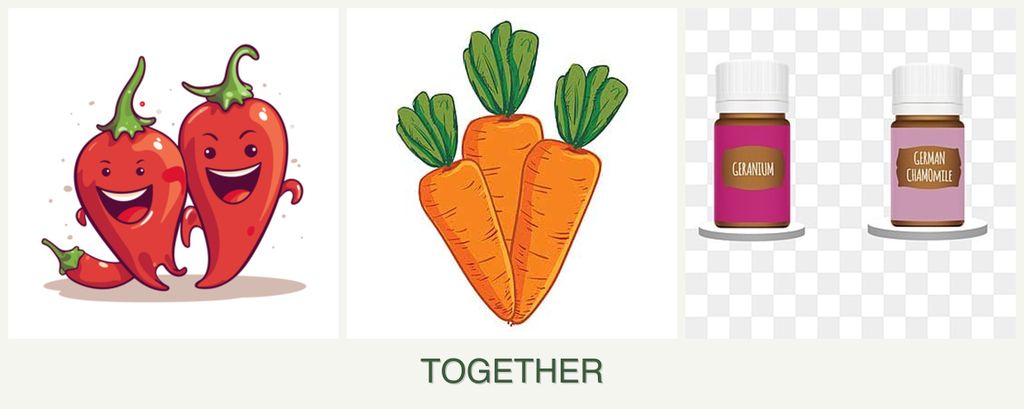 Can you plant peppers, carrots and geraniums together?