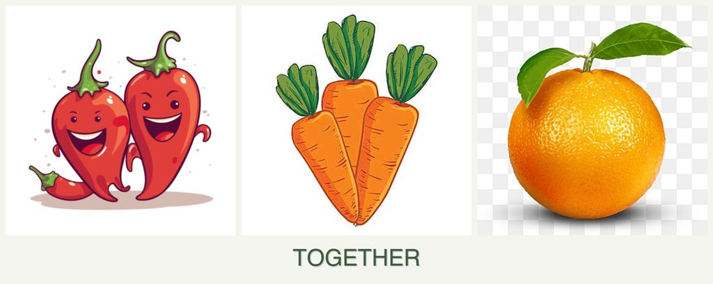 Can you plant peppers, carrots and oranges together?