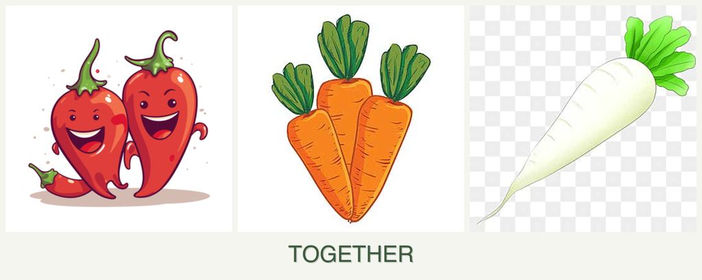 Can you plant peppers, carrots and radishes together?
