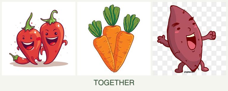 Can you plant peppers, carrots and sweet potatoes together?