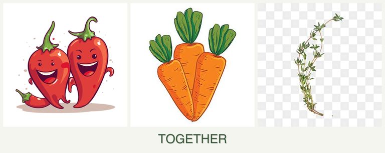 Can you plant peppers, carrots and thyme together?