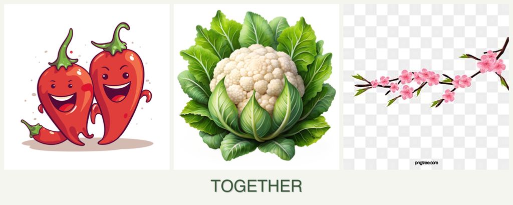 Can you plant peppers, cauliflower and peaches together?