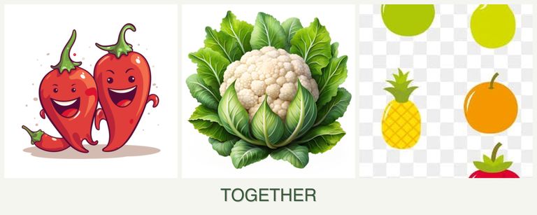 Can you plant peppers, cauliflower and pears together?