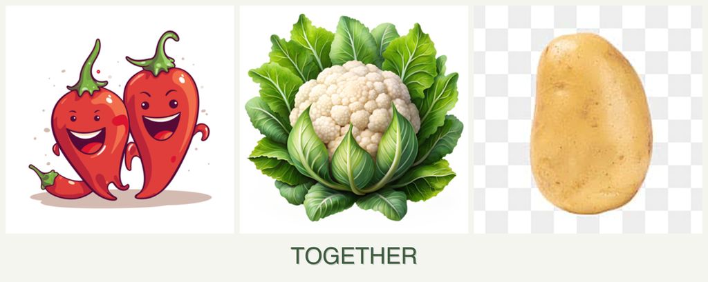 Can you plant peppers, cauliflower and potatoes together?
