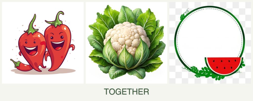 Can you plant peppers, cauliflower and watermelons together?