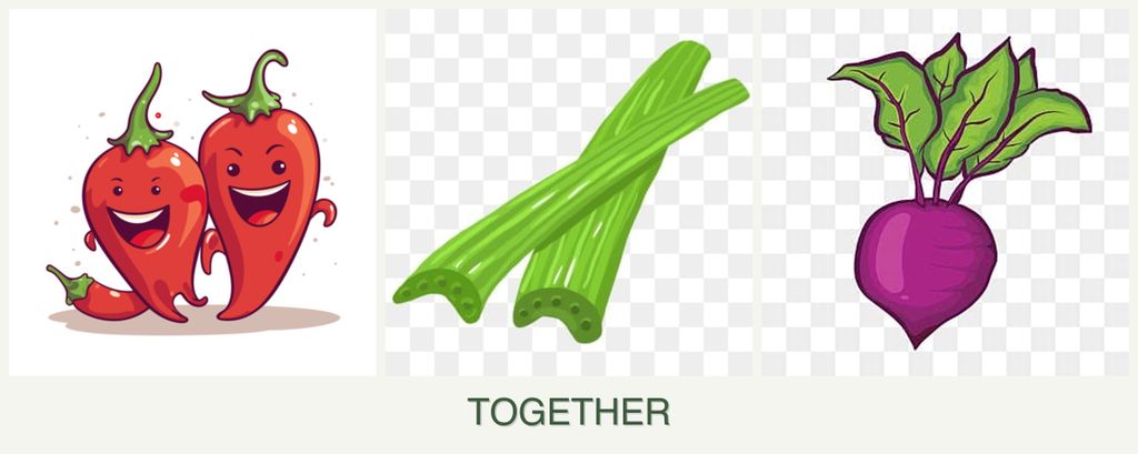 Can you plant peppers, celery and beets together?