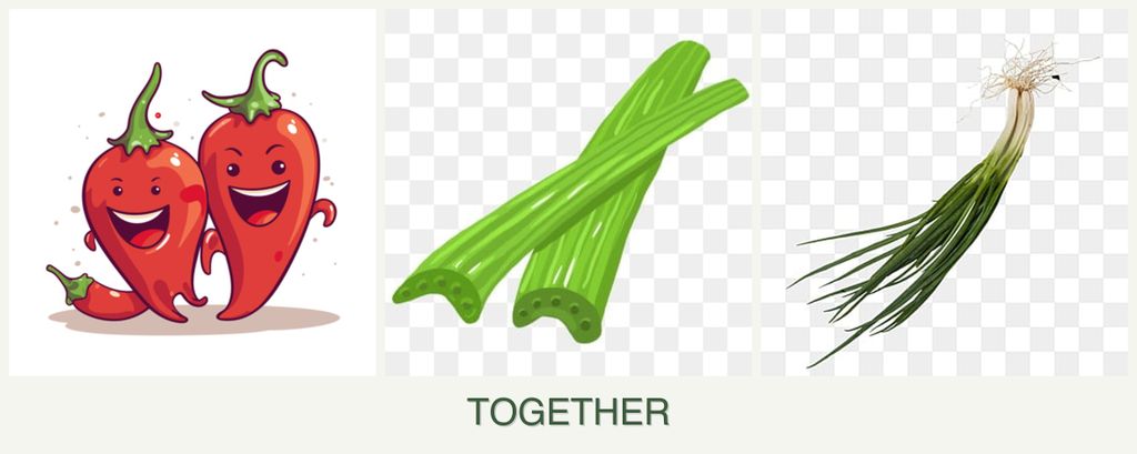 Can you plant peppers, celery and chives together?