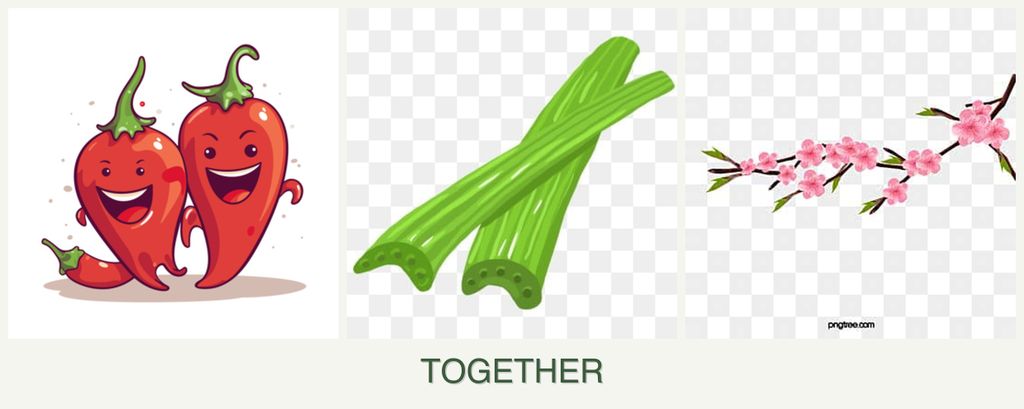 Can you plant peppers, celery and peaches together?
