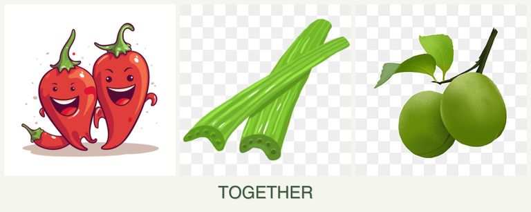 Can you plant peppers, celery and plums together?