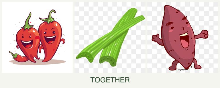 Can you plant peppers, celery and sweet potatoes together?