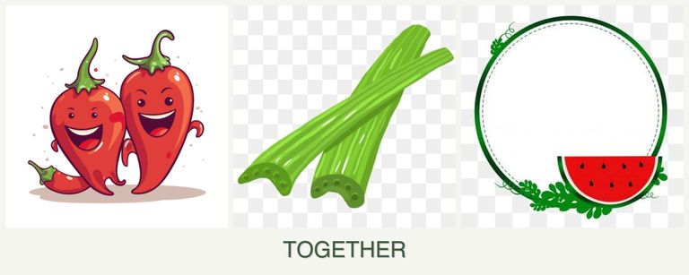 Can you plant peppers, celery and watermelons together?