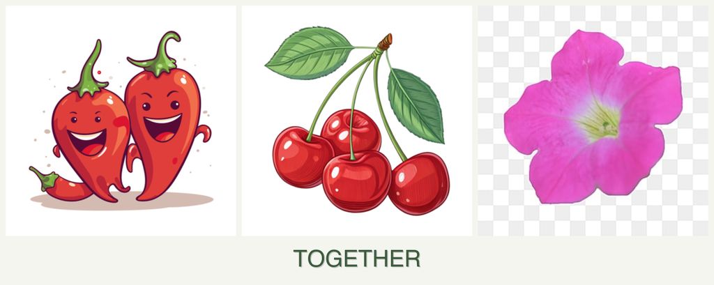 Can you plant peppers, cherries and petunias together?
