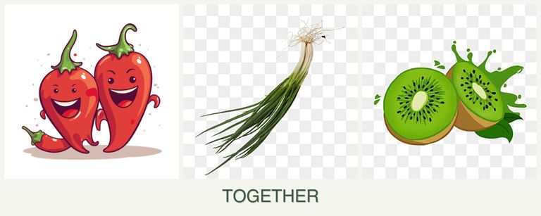 Can you plant peppers, chives and kiwi together?