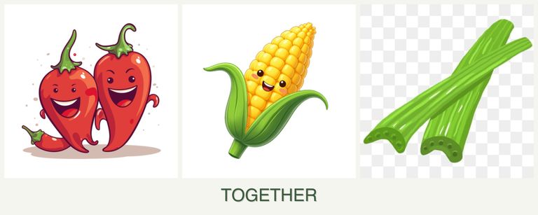 Can you plant peppers, corn and celery together?