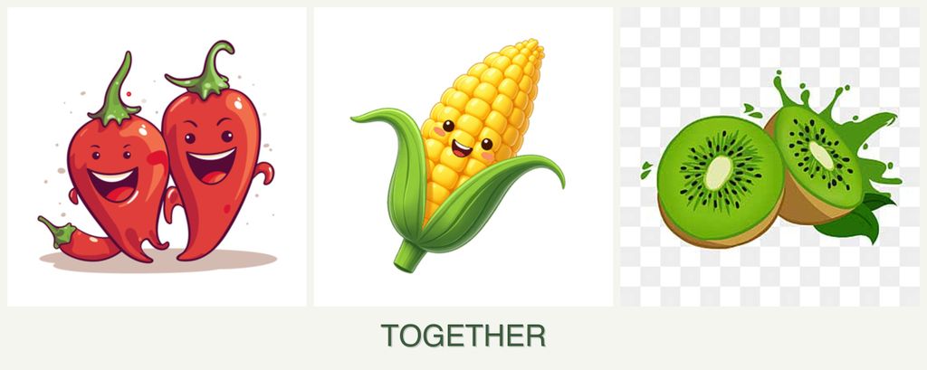 Can you plant peppers, corn and kiwi together?
