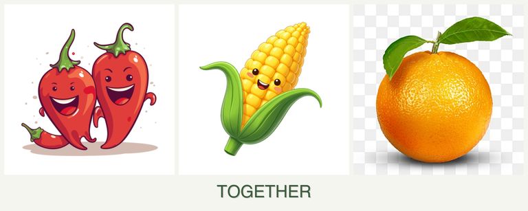 Can you plant peppers, corn and oranges together?