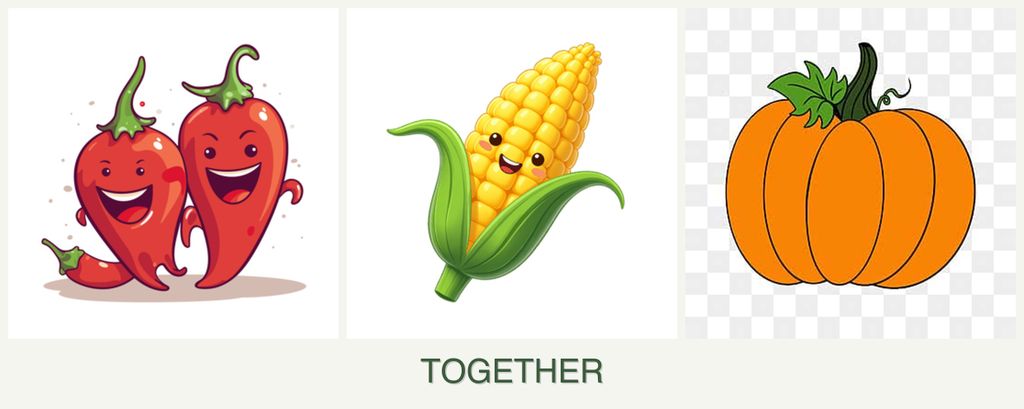 Can you plant peppers, corn and pumpkin together?