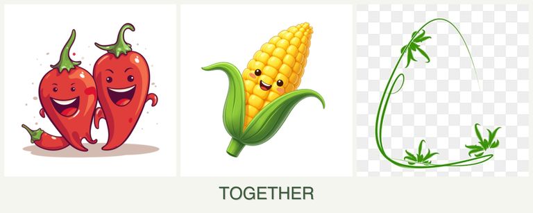 Can you plant peppers, corn and tarragon together?