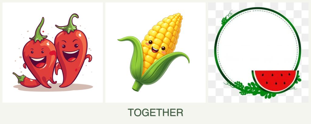 Can you plant peppers, corn and watermelons together?