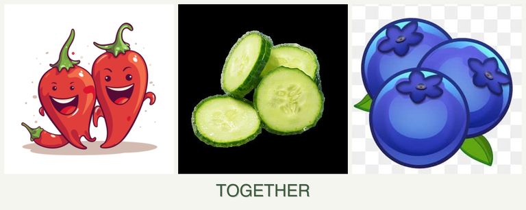 Can you plant peppers, cucumbers and blueberries together?