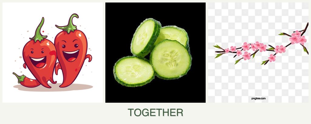 Can you plant peppers, cucumbers and peaches together?