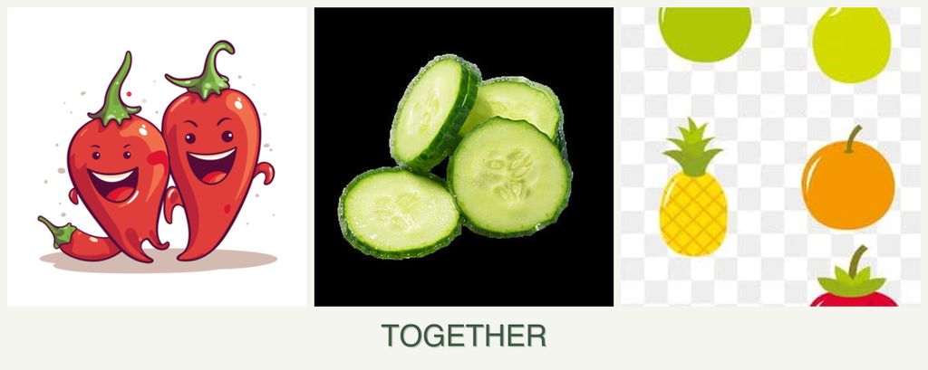 Can you plant peppers, cucumbers and pears together?