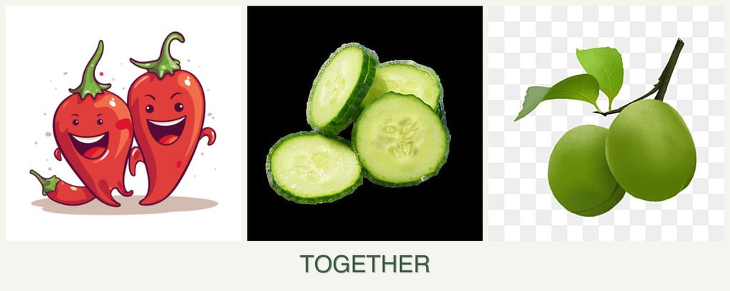 Can you plant peppers, cucumbers and plums together?