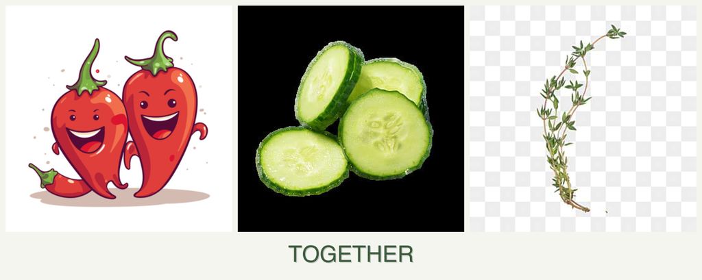 Can you plant peppers, cucumbers and thyme together?