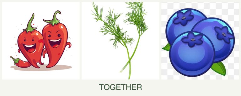 Can you plant peppers, dill and blueberries together?