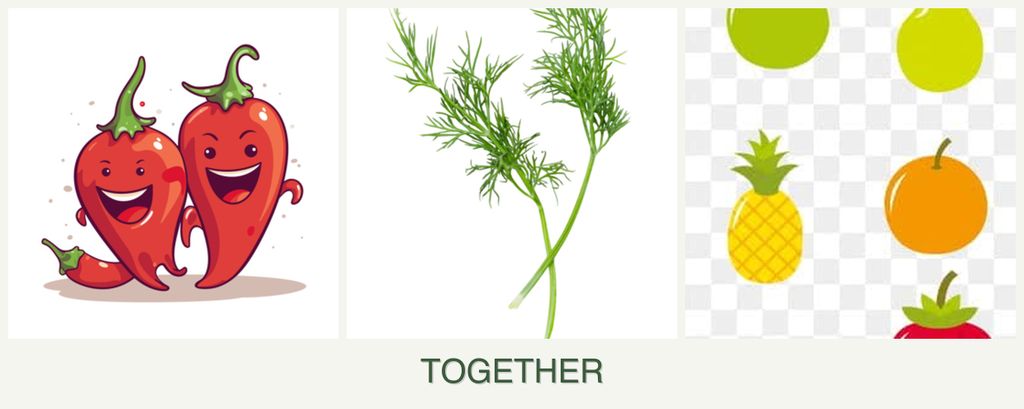 Can you plant peppers, dill and pears together?