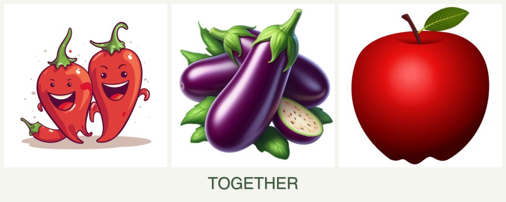 Can you plant peppers, eggplant and apples together?