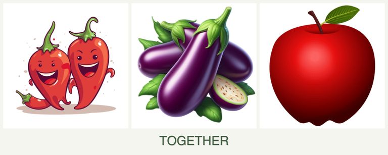 Can you plant peppers, eggplant and apples together?